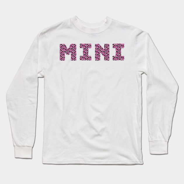 Mini design in pink cheetah Long Sleeve T-Shirt by Anines Atelier